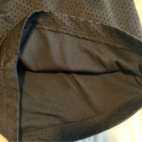 Men's Black Athletic Mesh Shorts Lined 6XL Basketball Workout - Picture 8 of 11